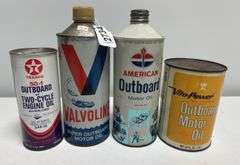 Unopened Outboard Motor Oil