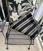 Pair Metal Rocking Porch Chairs