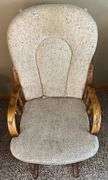 Dutailier Glider w Cream Cushions