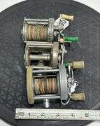 Pflueger Supreme, Shakespeare 1905 Deuce, & Bronson Leashless Model No. 1700 Reel
