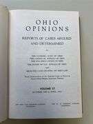 OHIO Opinions Annotated Volumes 1-60