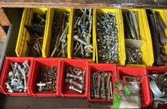 Lot of Assorted Nuts and Bolts In Organizers