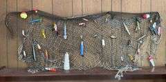 Decorative Fishing Net, Lures, & Misc.