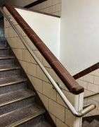 Hand Rails Located on Steps Near City Managers Office