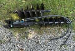 Mini Excavator Auger Attachment & Bits