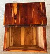 Wooden End Table w Storage