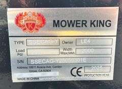 Mower King SSECAG-Y Skid Loader Auger Attachment & Bits
