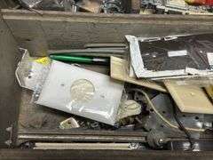 Tool Box with Electrical Outlets, Switches, & Supplies