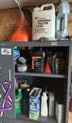 Garage Fluids & Cabinet Contents