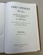 Ohio Opinions 3rd. Series Volumes 1-24