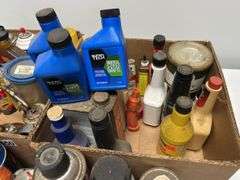 Assorted Spray Cans & Oils