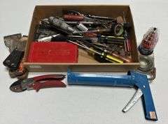 Drill Bits, Caulk Gun, Screwdrivers & Tools