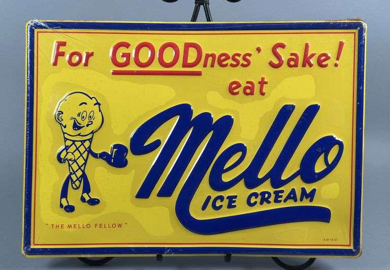 Mello Ice Cream Sign image