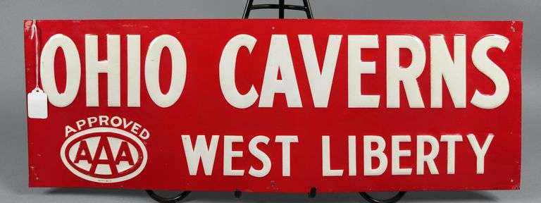 Ohio Caverns Sign image