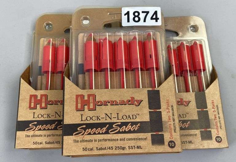 Hornady 50 Cal 250 Grain Lock-N-Load Muzzleloading Bullets (30 Count) image