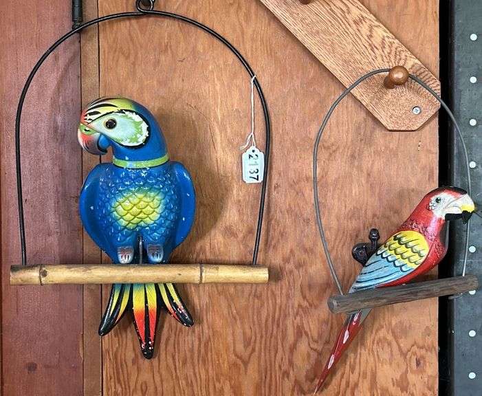 Pair of Roosting Parrots image