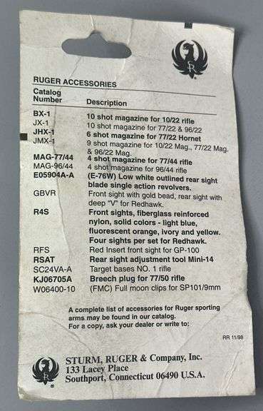 Ruger 77/44 Magazine & Ruger Mini 14 Mag-5