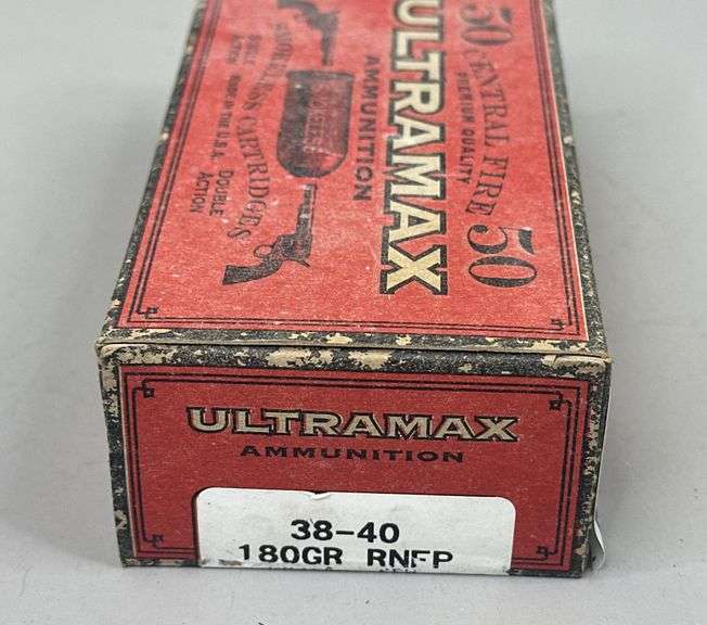 Ultramax 38-40 180 Gr. Round Nose (50 Rounds)