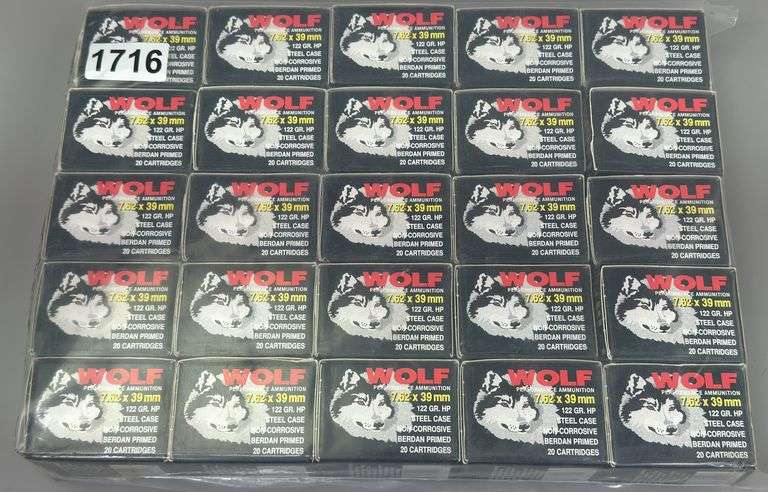 Wolf 7.62x39 mm Steel Case Ammo (500 Rounds) image