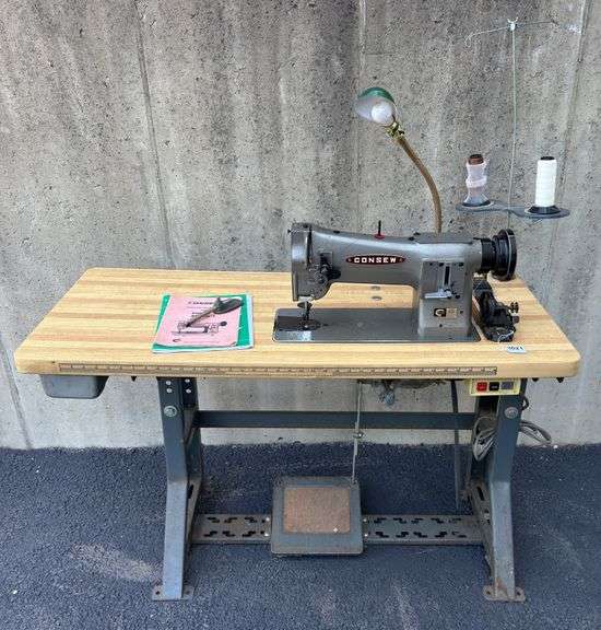 Consew Model 206RB-1 Industrial Sewing Machine & Table