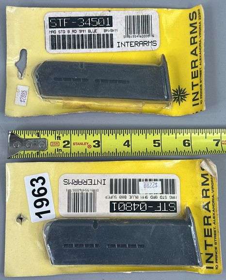 (2) Interarms 9mm Magazines