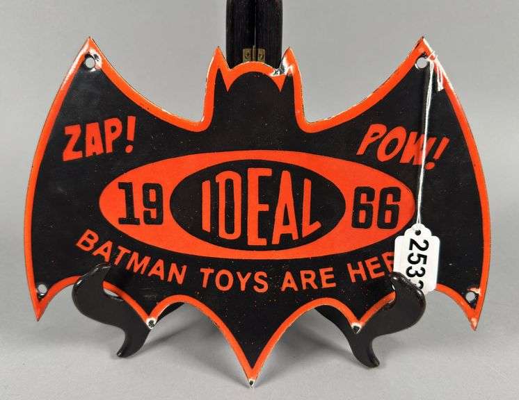 Porcelain Batman Sign image