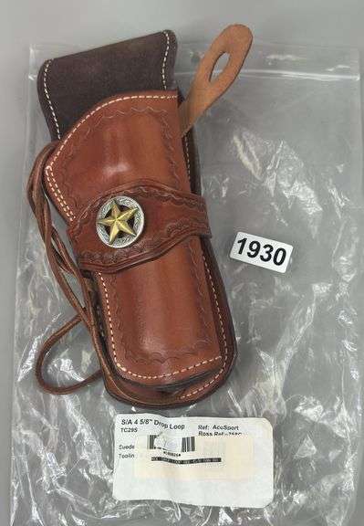 4 5/8 Drop Loop Leather Holster