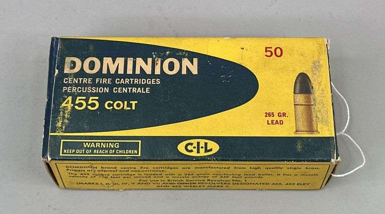 Dominion 455 Colt 265 Gr. (50 Rounds) image