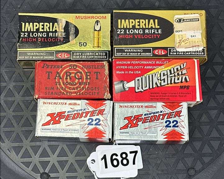 Imperial, Peters, Xpediter, & Quik-Shok .22 LR Ammo image