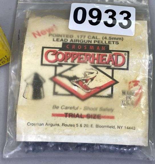 Copperhead Pointed Airgun Pellets & Daisy Golden Bullseye BB’s
