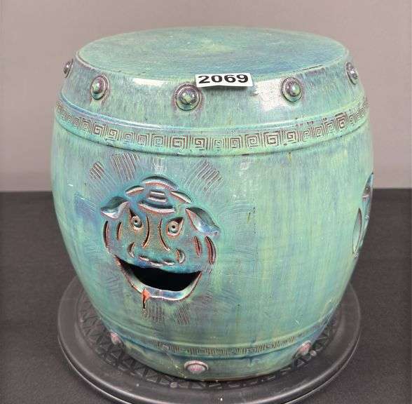 Oriental Ceramic Plant Stand