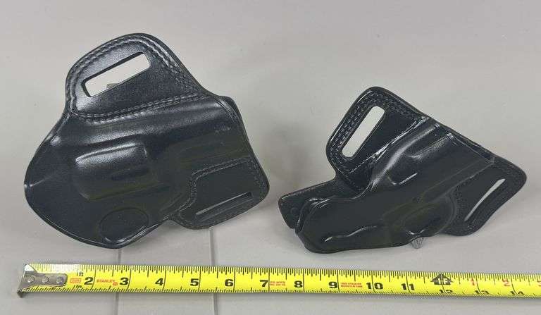 (2) Galco Gunleather High Ride Holsters SIL212B & SM112B