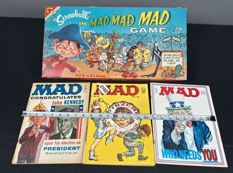 MAD Magazines & “Screwball” The MAD MAD MAD Game