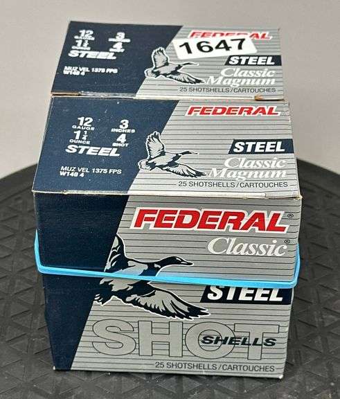 Federal Steel 12 Ga. 3” 4 Shot (2 Boxes) image