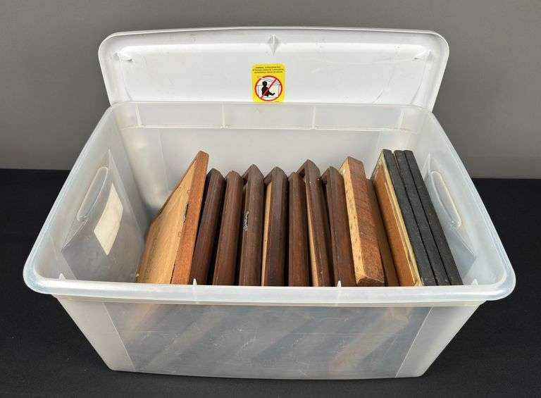 Storage Container of Framed Illustrations