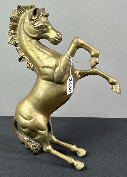 Brass Horse Statue image
