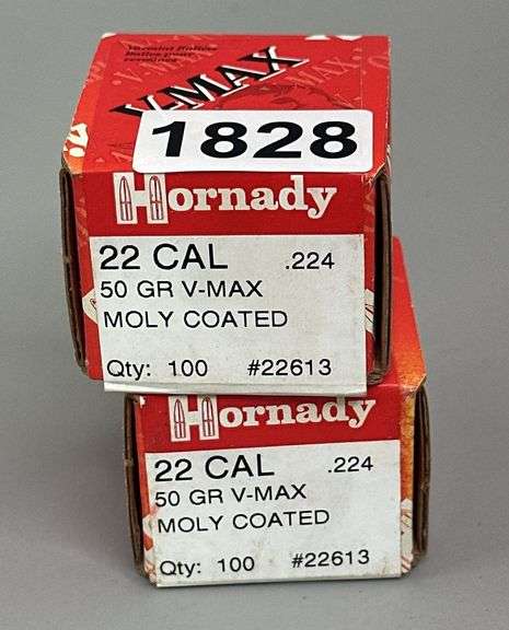 Hornady 22 Cal 50 Grain V-Max Moly Coated Bullets (200 Count) image
