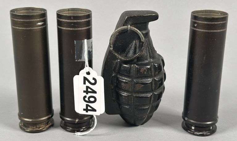 50 Cal Apachi Helecopter shells and Dummy Grenade image
