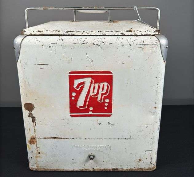 Progress Refrigerator Co. Metal 7up Cooler