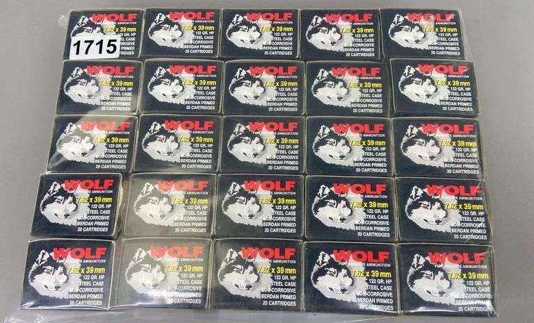 Wolf 7.62x39 mm Steel Case Ammo (500 Rounds) image