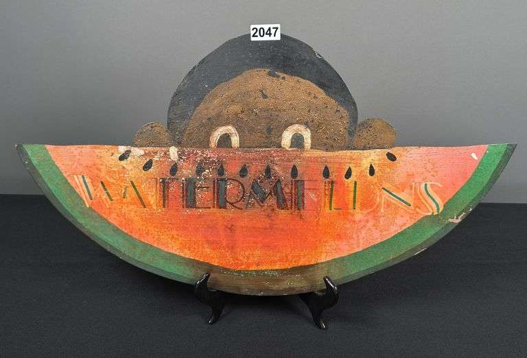 Metal Watermelons Sign