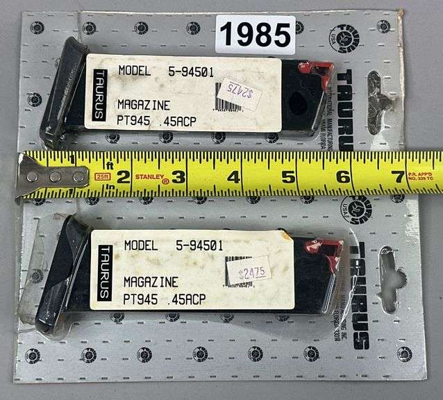 (2) Taurus .45ACP Magazines