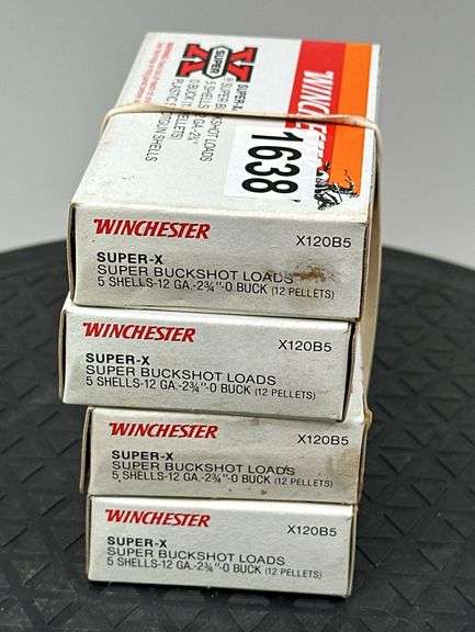Winchester 12 Gauge Super Buckshot Loads         2 3/4” -0 buck