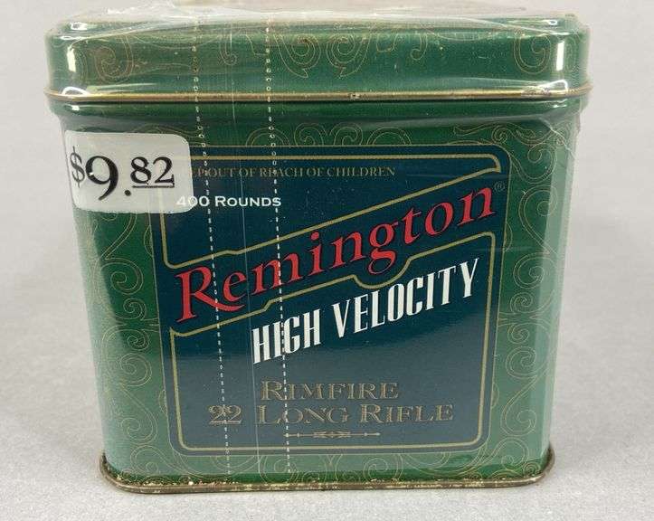 Remington Collectible Tin with 400 Rounds 22 LR