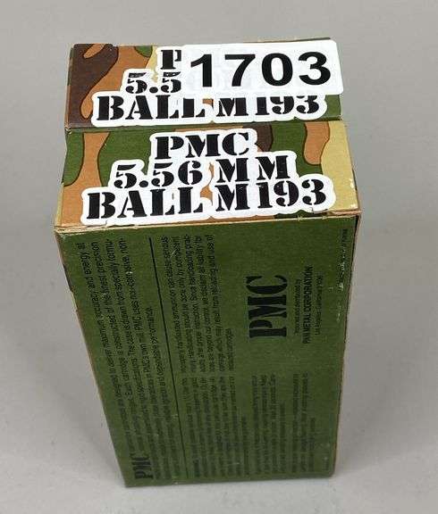 PMC 5.56 MM Ball M193 Ammo (40 Rounds)