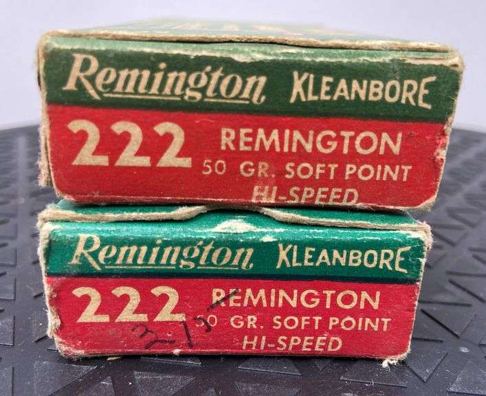 Remington Kleanbore 222 REM 50 Gr. (2 Boxes)