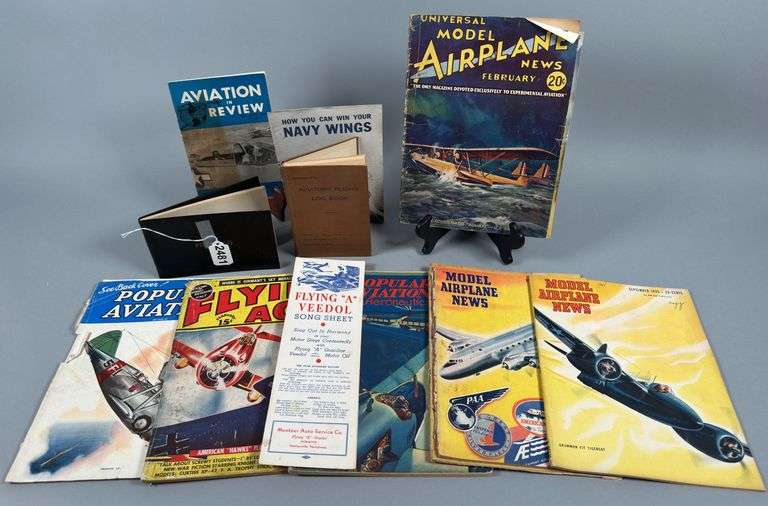 Early Aviation Books, Magazines and Phamphlets image