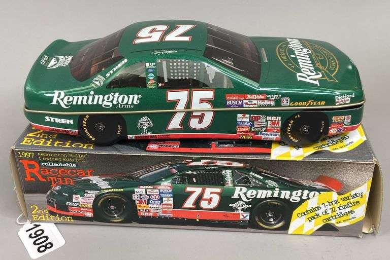 1997 Remington Bullet Limited Edition Collectable Racer Tin 2nd Edition image