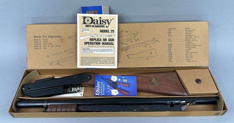 Daisy Model 25 Centennial Collector’s Edition Pump Action Repeater BB Gun