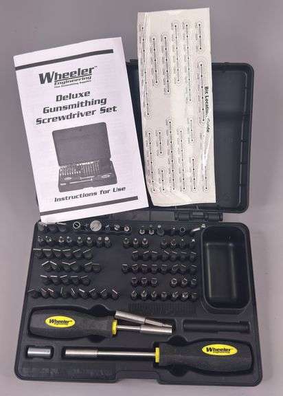 Wheeler 89-Piece Deluxe Professional Gunsmithing Screwdriver Set